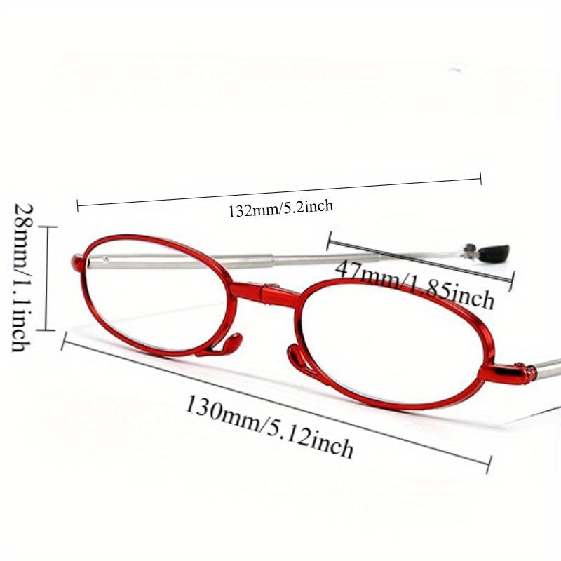 2 Pcs Anti blue light reading glasses lightweight design foldable for both men and women suitable for daily use