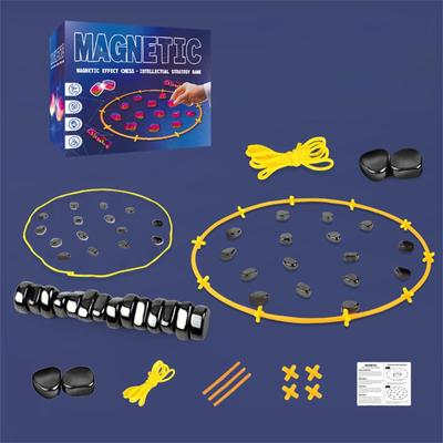 Jogo, Jogo de Tabuleiro Magnético, Jogo de Mesa Divertido com Magnético, Jogos Familiares para Crianças e Adultos