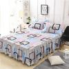 Bed Skirt Cotton Bedspread Set Embroidery Bed Dress Pillow Cases 3 Pieces/Set For King/Queen Double 1.5/1.8/2M Sheet Cover