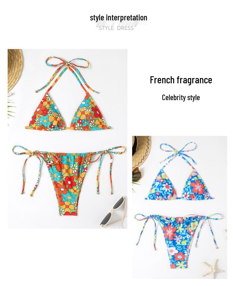 2024 European & American Sexy Split Bikini Swimwear for Women