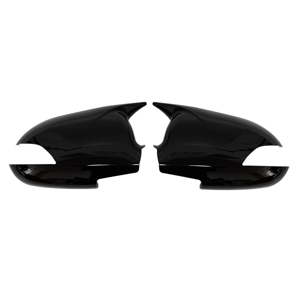 

For Hyundai Elantra Avante 2008-2010 ABS Car Rearview Side Mirror Cover Wing Cap Exterior Door Housing Trim Adhesive Sticker Gloss Black