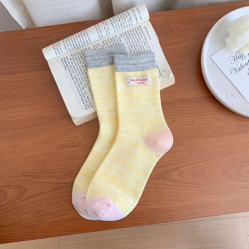 Women's Autumn New Fashion Design Mid - Tube Cotton Socks