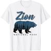 Vintage Retro Zion National Park Utah Bear T-Shirt