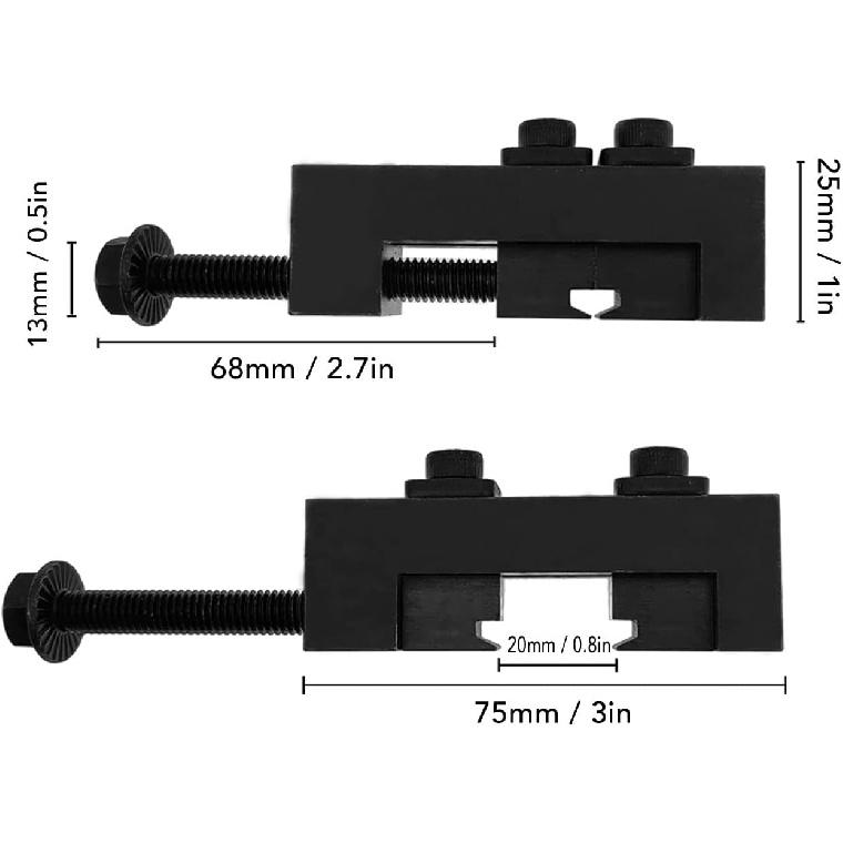 Pissente CV Joint Boot Clamp, 10.9 Screw Strength CV Joint Axle Boot Clamp 09521‑24010 Drive Shaft Clamping Removal Tool 20mm Jaw Open Length