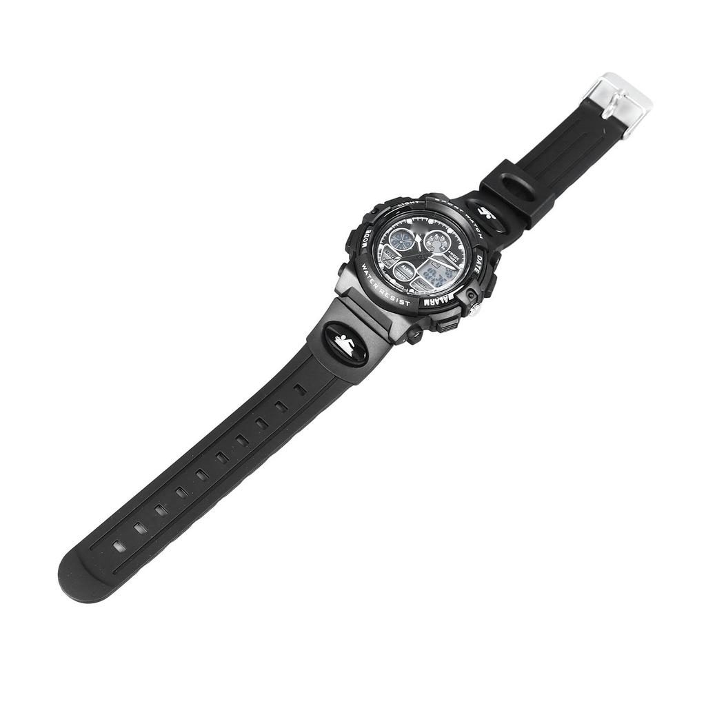Digital Watch 50M Waterproof Accurate Display Easy To Read Electronic Watch Calendar for School Running