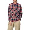 Timberland Plaid Point Collar Button Drop Shoulder Long Sleeve Shirt Men shirts Red TB0A6J5KE091