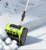 Foldable High-Power Rechargeable Snow Sweeper and Shovel
