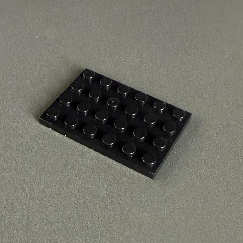 Building Blocks Base Plate 4x6 Compatible with Lego, Technic Parts, Thin Plates, Sold by Weight 1kg (~305 pcs)