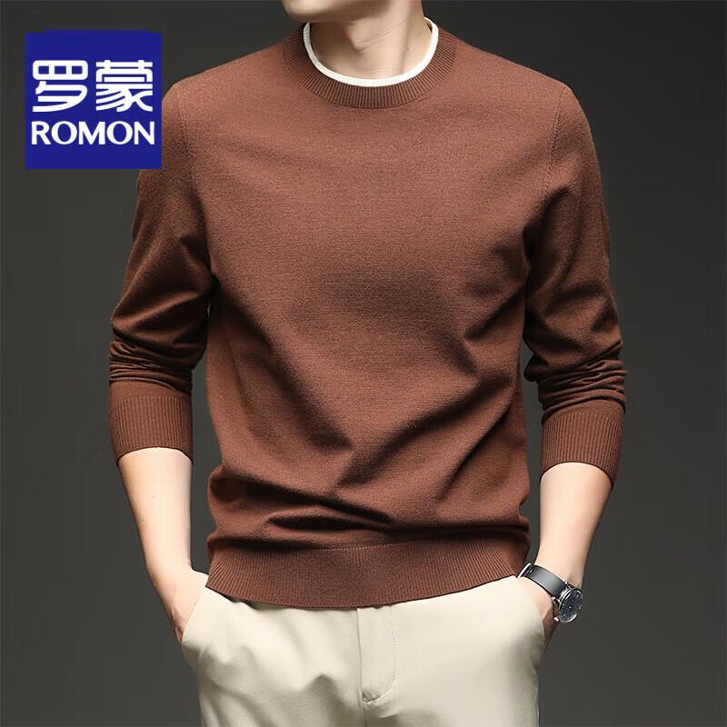 

Romon Men s Wool Blend Long Sleeve Knit Sweater 3XL