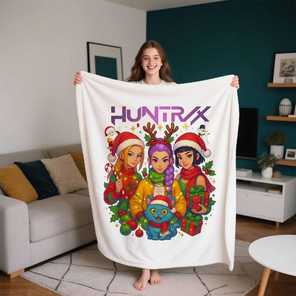 Anime Pattern Blanket Flannel Skin-friendly Non-irritating Suitable For Baby Physique Fans Gift