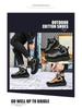Plus-Size Men's Fleece-Lined High-Top Winter Snow Boots, Non-Slip, Wear-Resistant Martin Style.