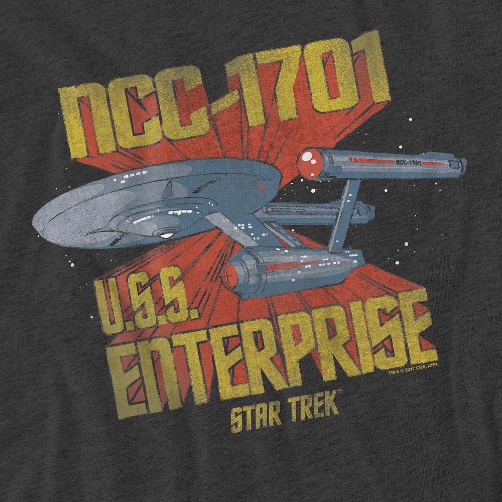 STAR TREK Unisex Adult NCC-1701 T-Shirt