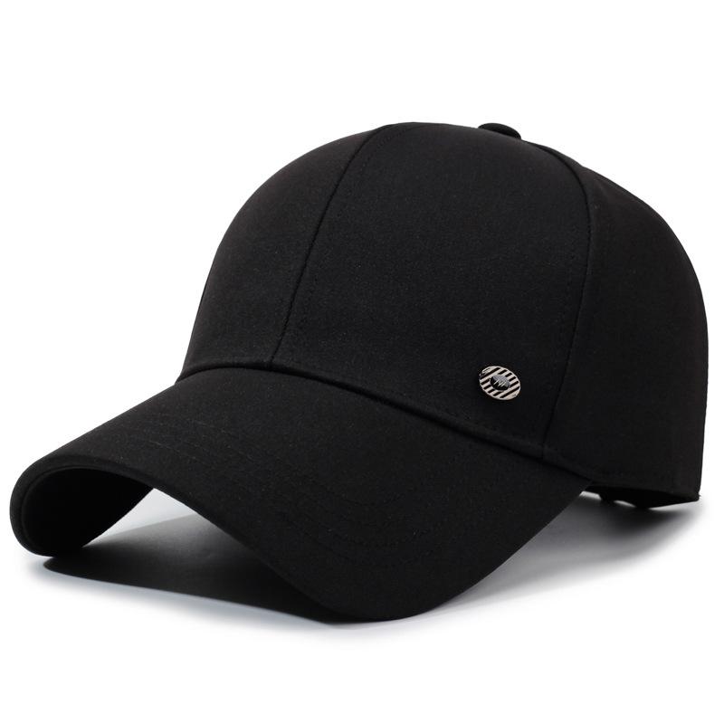 

Men s Spring Autumn Baseball Cap Middle-Aged Outdoor Sun Hat чорний