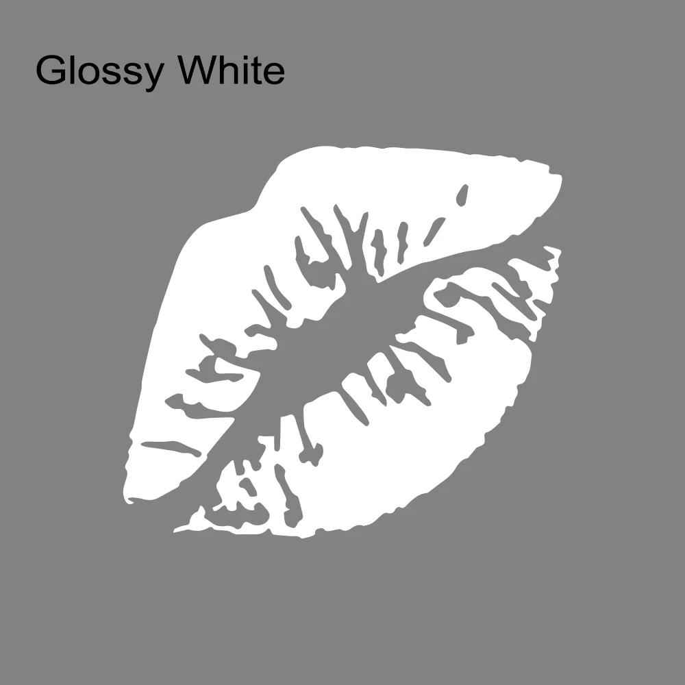 Car Stickers Kiss Lips Truck Window Door Laptop Vinyl Decals Windshield Motorcycle Waterproof Cute Decoration Car Accessories