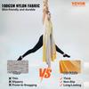 SucceBuy 5.5 Yards Aerial Yoga Hammock & Swing Nylon Fabric Full Rigging Hardware for Antigravity Yoga Fitness Bodybuilding