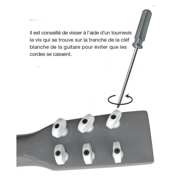 Růžová hračka kytara - New Classic Toys - Od 2-3 let - 6 kovových strun