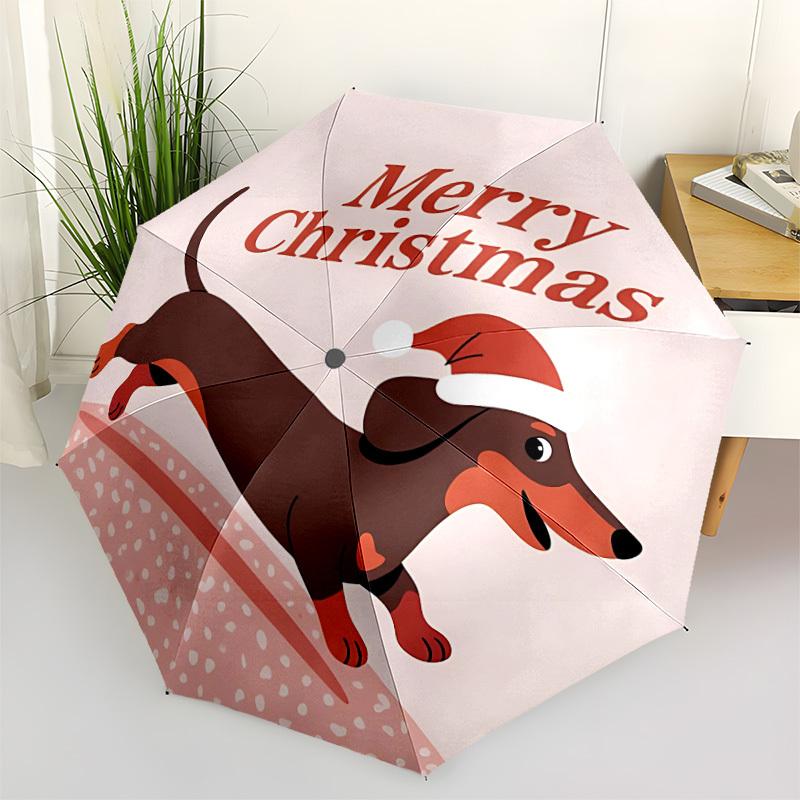 

1pc Dog Automatic Folding Umbrella, 8-Rib Iron Frame, Casual Outdoor Accessory for Birthday Festival Gifts yy251128122