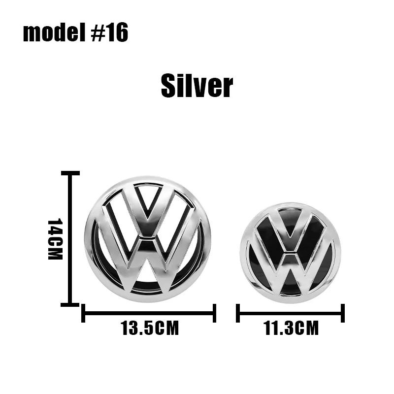 2026 Chaud Pour VOLKSWAGEN VW 2 Pièces VW Golf 7.5 ABS Couvercle de Logo de Voiture Badge de Calandre Avant Autocollant d'Emblème de Coffre Arrière Accessoires Pour Volk