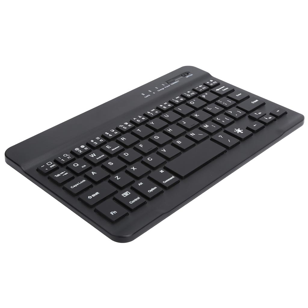 Bluetooth Keyboard Colorful Backlit USB Chargeable UltraThin Wireless for Smart Phones Tablets