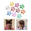 Set of 10 Hollow Star Hairpins Hair Clip Pentagram Hairpin Hair Clip Hairpin Hair Barrette Headwear Hair Pin for Girls