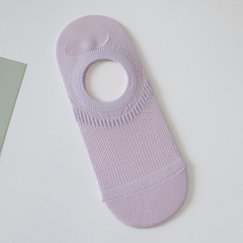Summer Boneless Socks, Women's Boat Socks, Thin Shallow-mouthed Invisible Socks, Anti-slip and Non-dropping, and Mesh Breathable Short Socks
