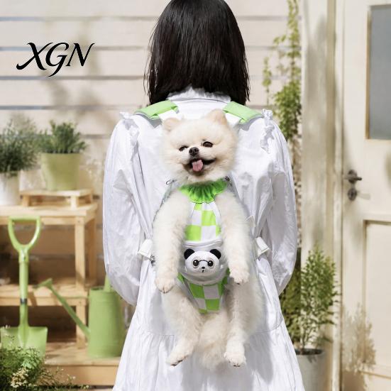 Leg-Out Pet Backpack for Walking Carrier Backpack, Breathable Cat Chest Bag, Adjustable Buckle Small Dog Front Facing Drawstring, Bag Kitten