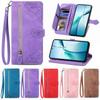 Leather Wallet Flip Case for Tecno Spark GO 2024 20 20C POP 8 10C Camon 50 4G with Zipper Pocket Cover