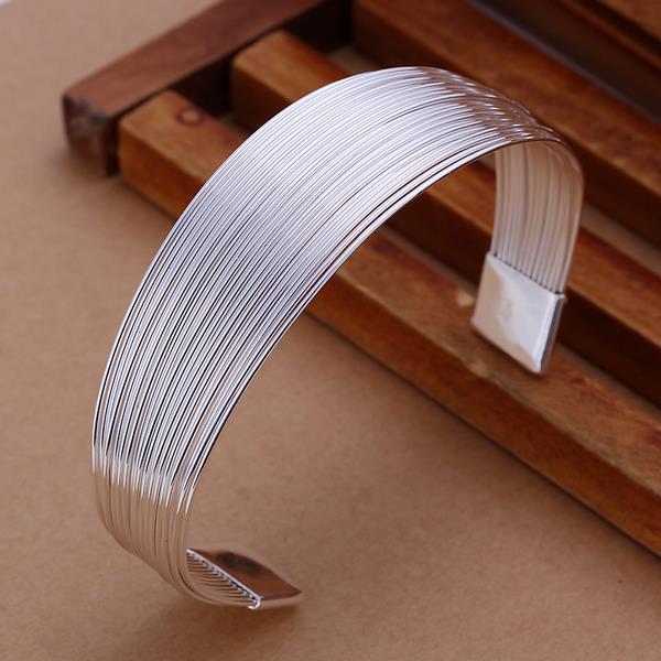 Copper Plating Open Bangle Adjustable Size Cuff Bracelet Made Of Many Coppery Color Threads Artistic Design For Women'S Jewelry