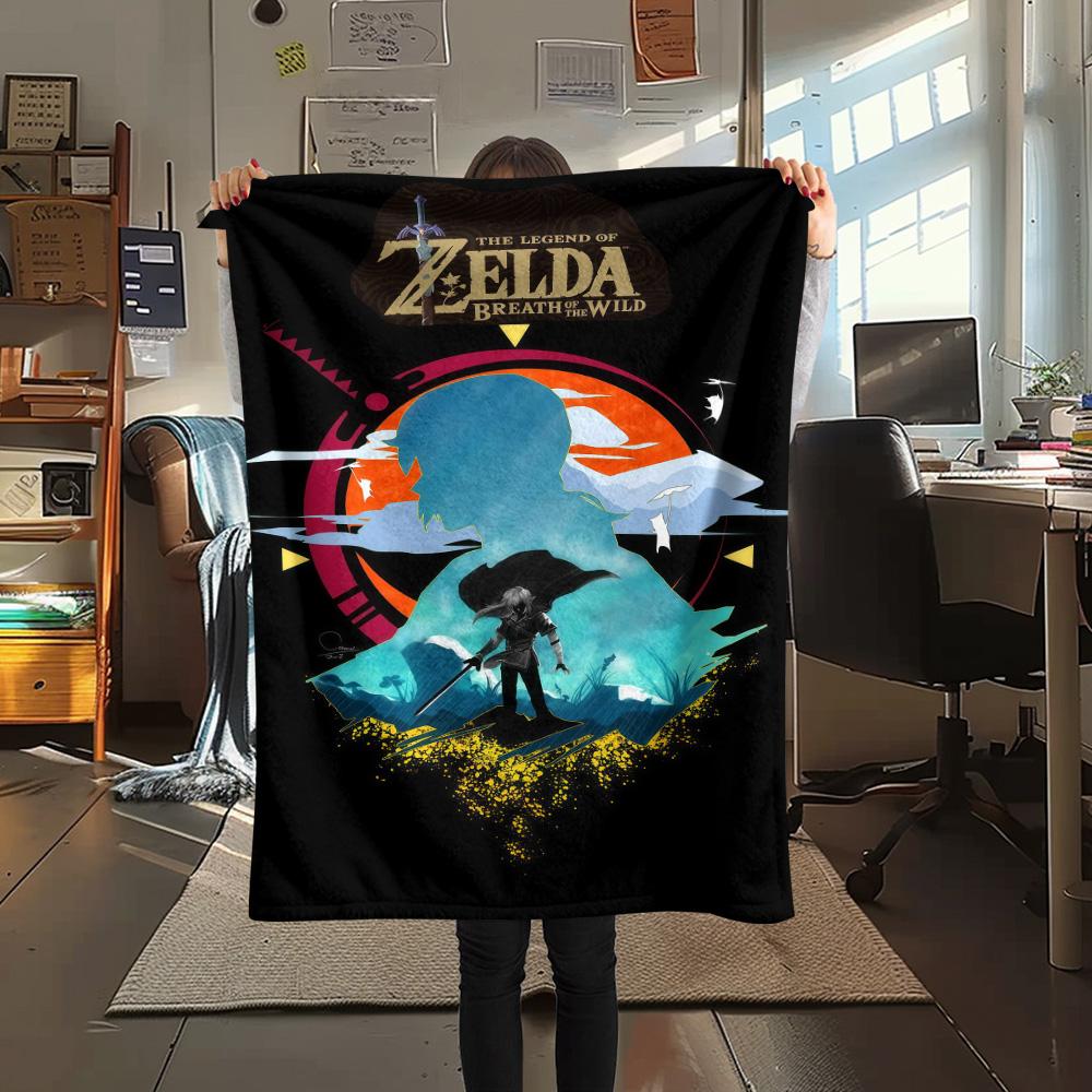 

1PC Action-packed adventure Print FlAannel Blanket, High quality Comfortable for All Seasons, Home Decor, Warmth and Comfort 80cm x 120cm