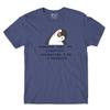 I Cant Fly Therefore I Am A Penguin Unisexs T Shirt Funny Lettering Saying Tee Top