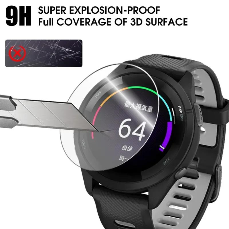 10-1Pcs Tempered Glass for Garmin Forerunner 165 965 255 265 265s 955 HD Anti-scratch Protective Films for Garmin Smartwatch