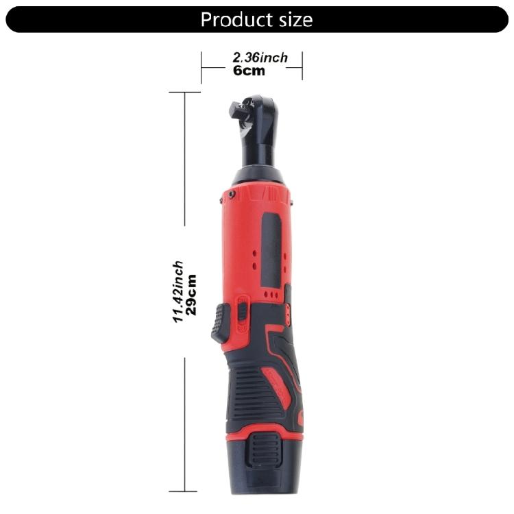 Functional Cordless Ratchet Wrench Set Portable 18V Power Ratchet Wrench Set Cordless Wrench Set for Household Repairs