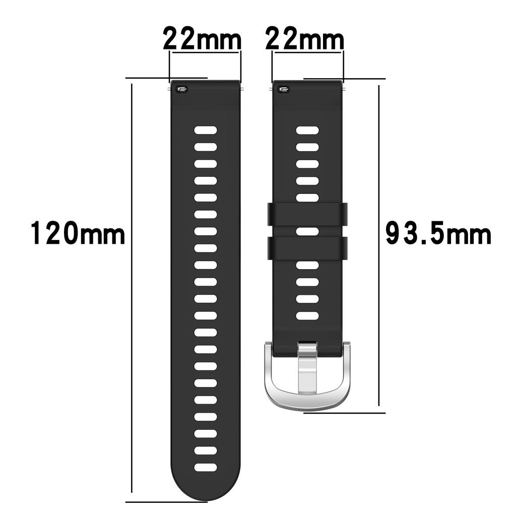 For Garmin Forerunner 265 Silicone Watch Band 22mm Cross Stripe Soft Sport Replacement Watch Strap