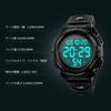 Digital Outdoor Sports Watch with 50m Water Dual LED Analog Display Boys' Watch, Multi-Function Resistance, Alarm, Date/Day Display, Time, Display,