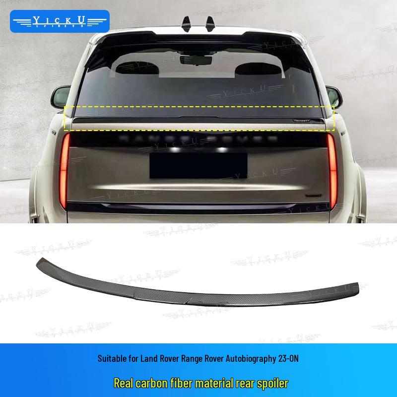 MS Style Carbon Fiber Body Kit for New Land Rover Range Rover: Front Lip, Rear Lip, Fender Flares, Side Skirts, Tail Spoiler, and Wind Deflectors