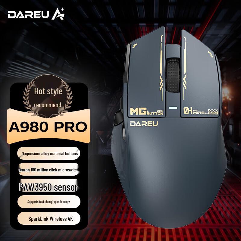

Бездротова ігрова миша Dareu A980 PRO з трьома режимами