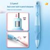 Automatic Pencil with Built-in Sharpener for Young Students: Break-Resistant Lead, Corrects Posture, Ideal for Beginners