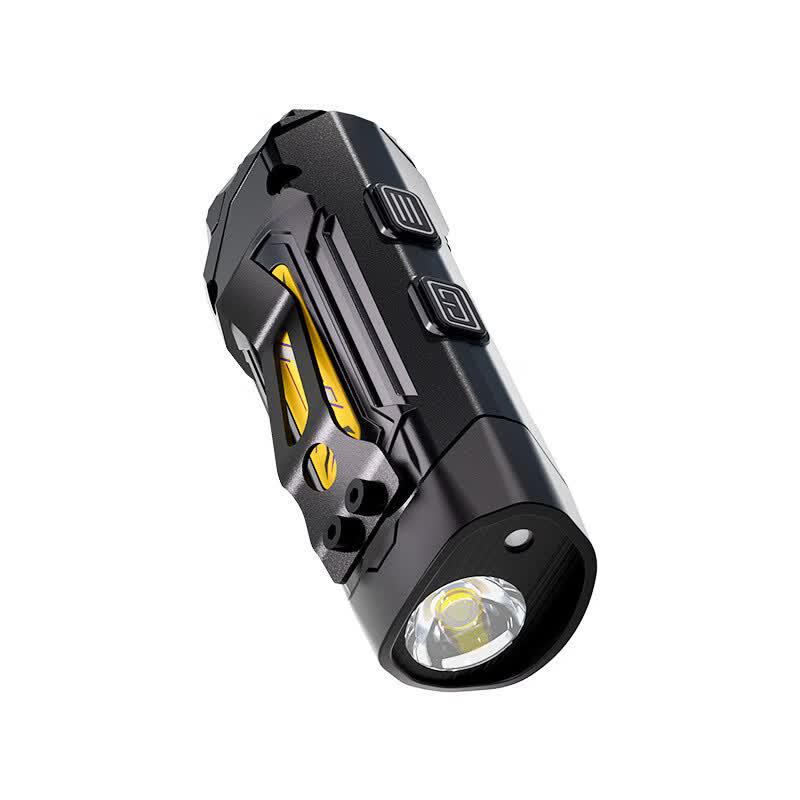 Renzai Multifunctional EDC Flashlight with Laser & Alarm