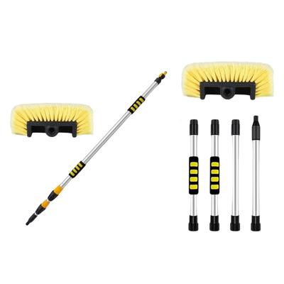 Aluminum Alloy Cleaning Brush With Water Sprayer For Car Bike And Home Use Telescopic Handle Cleaning Mop