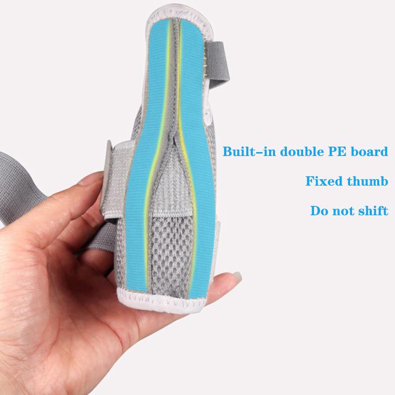 1Pc Flexible Splint Wrist Thumb Support Brace Adjustable Wrist Thumb Stabilizer Immobilizer Trigger Thumbs Support Braces