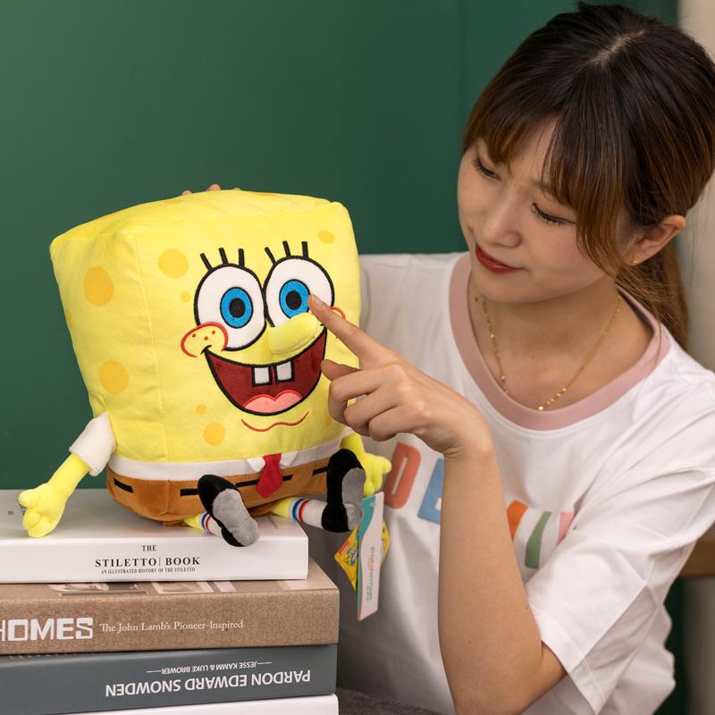 Anime Spongebob Schwammkopf Patrick Star Thaddäus Tentakel Eugene H. Krabs Gary Kawaii Plüschtiere Schlüsselanhänger Geburtstagsgeschenk für Kinder