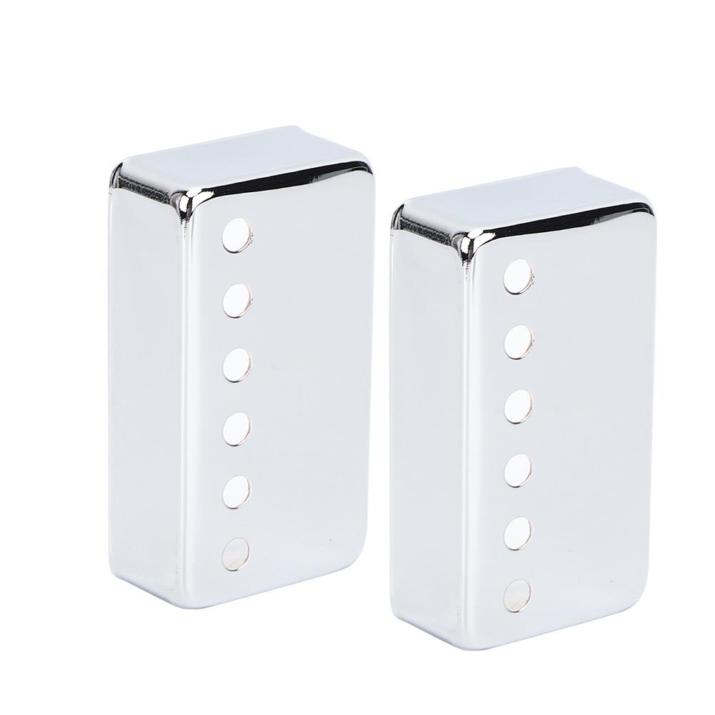 

2 шт. Крышка звукоснимателя металлическая, аксессуары для музыкальных инструментов для 6-струнной электрогитары