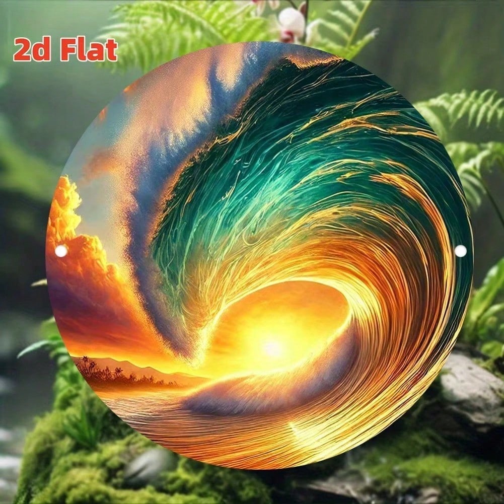 2D Metal Tin Sign Wall Art Home Office Living Room Bar Cafe Decoration Indoor Outdoor Hanging
