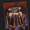 Steven Rhodes Unisex Adult Worship Coffee T-Shirt