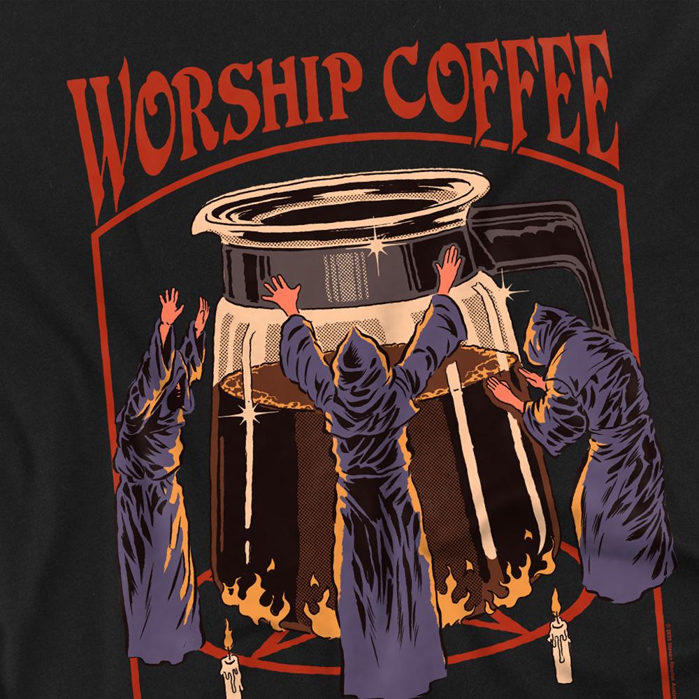 Steven Rhodes Unisex Adult Worship Coffee T-Shirt