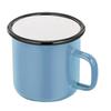350ml Emaille-Wasserbecher Zuverlässig Runde Kante Metall Stabil Rostfrei Milchkaffeebecher für Zuhause