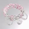 Colorful Crystal Beaded Fishtail Bracelet: Sweet, Fairy-Inspired Gift for Best Friend or Girlfriend - Perfect for May Day Outings