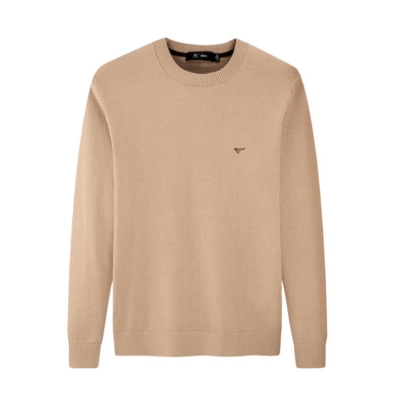 Seven Wolves Men's Jacquard Round Neck Knit Pullover