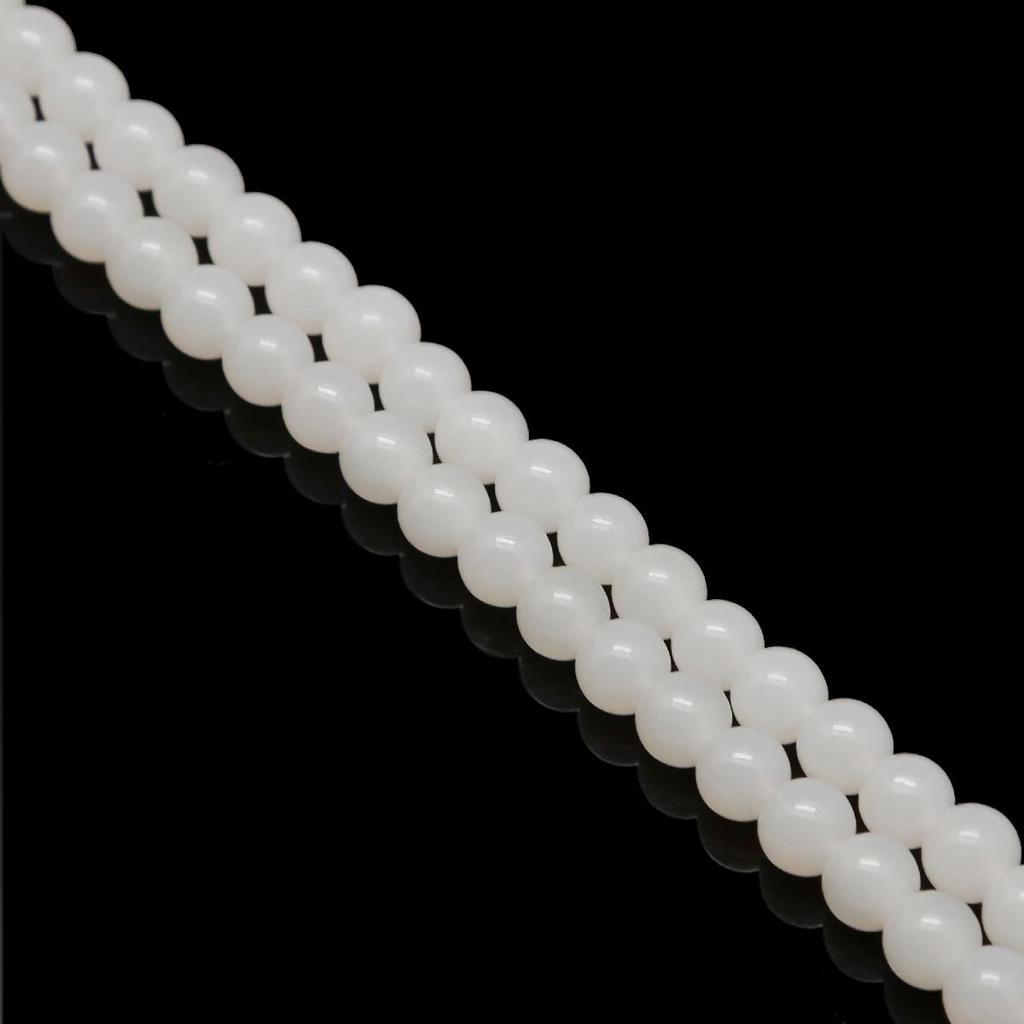 1 faixa/pacote 4/6/8/10mm contas de vidro multicoloridas faça você mesmo pulseira colar brincos acessórios de joias