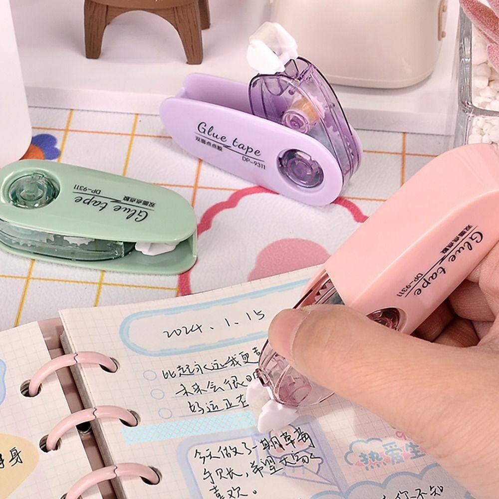 DIY Scrapbooking Dot Glue 4M Large Capacity Roller Glue Tape Portable Glue Tape  Student Gift